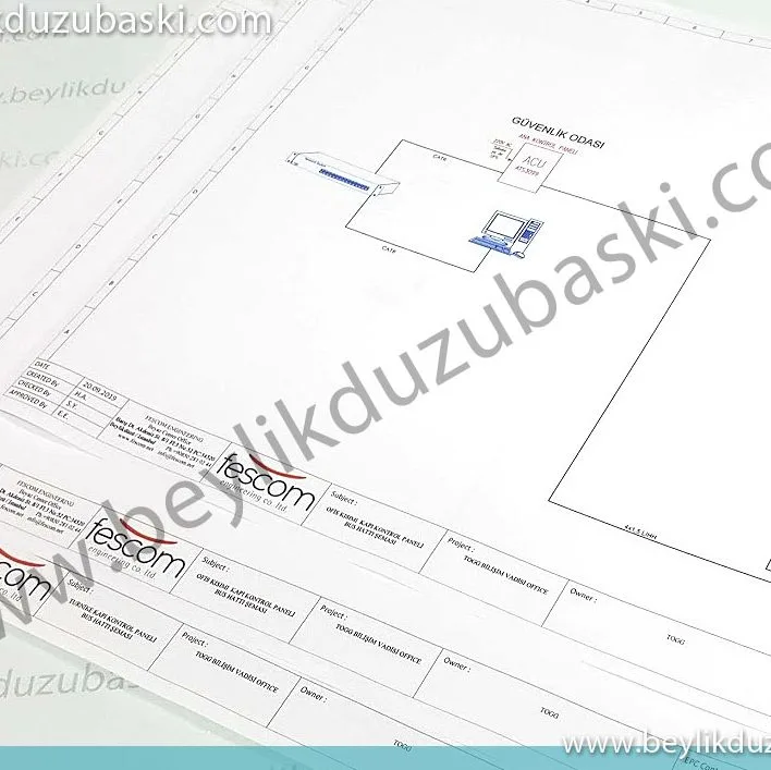 beylikdüzü proje baskıları ozalit baskısı