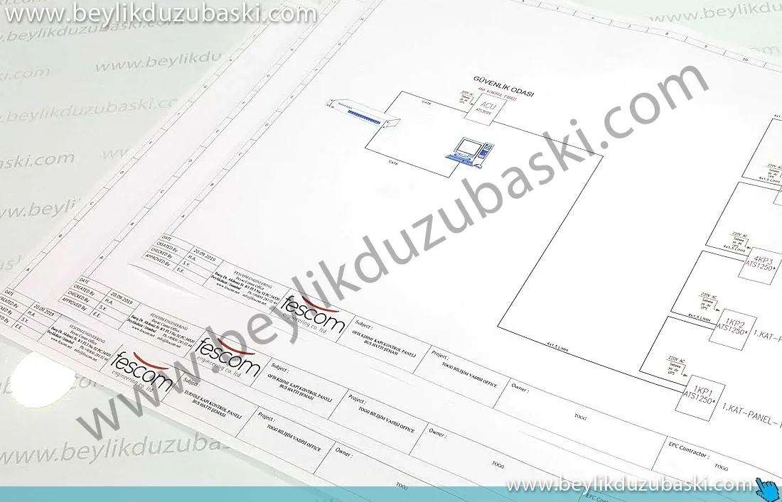 beylikdüzü proje baskıları ozalit baskısı