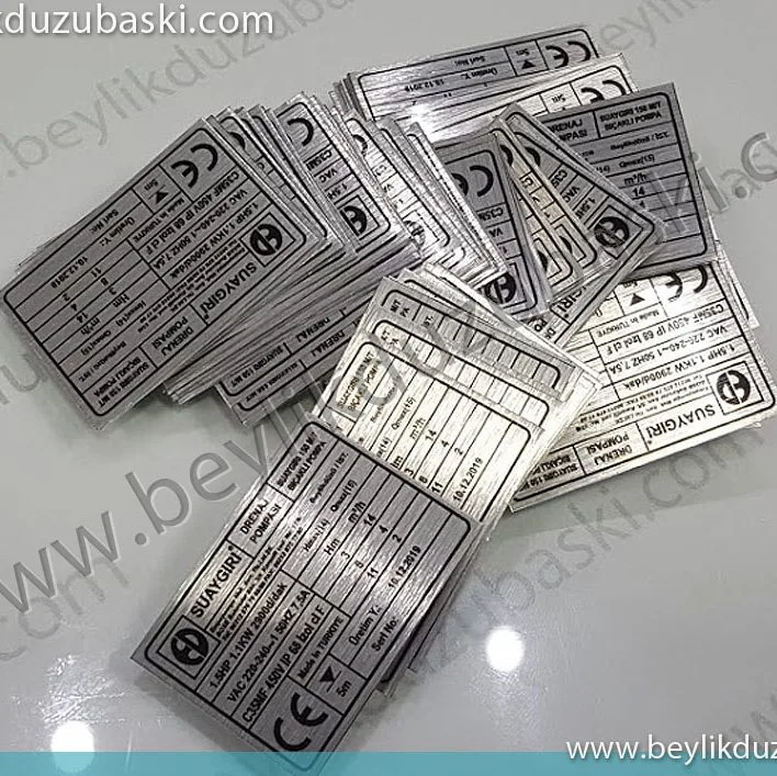 5x3 küçük metal, ürün metal plaka, kaliteli metal plaka, küçük yazılar için metal etiket, tanıtım plakaları