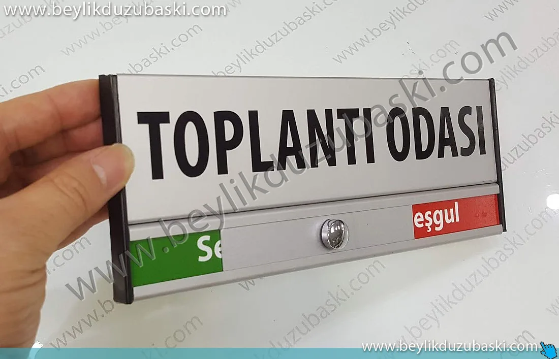sürgülü, toplantı odası, kapı tabelası, acil üretilip, aynı gün kargo, kapı tabelası imalatı