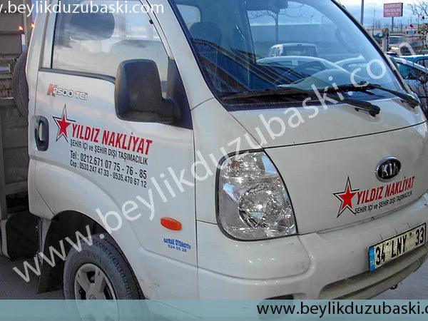 yıldız-nakliyat-kamyonet-logo-baskısı