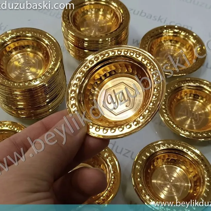 Lokum tabağına baskı, lazer ile baskı, hediye lokum tabağına isim ve logo baskısı, lazer markalama, acil metal üzerine baskı, bekle al