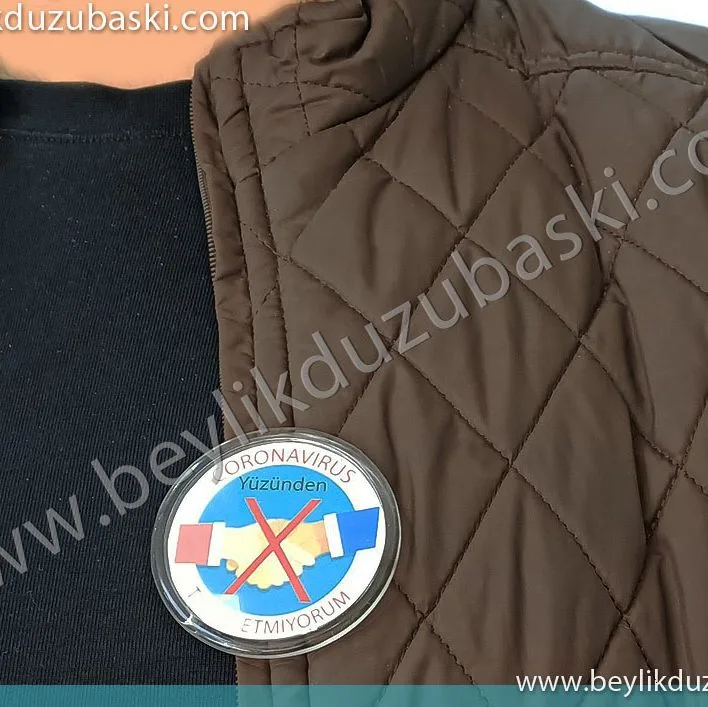 yaka rozeti, corona için acil rozet hızlı rozet üretimi