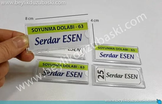 şeffaf dolap isimliği, isim değişen dolap isimliği, içi değişen plastik isimlik, dolap üzeri isimlik, içleri değişen şeffaf dolap isimliği