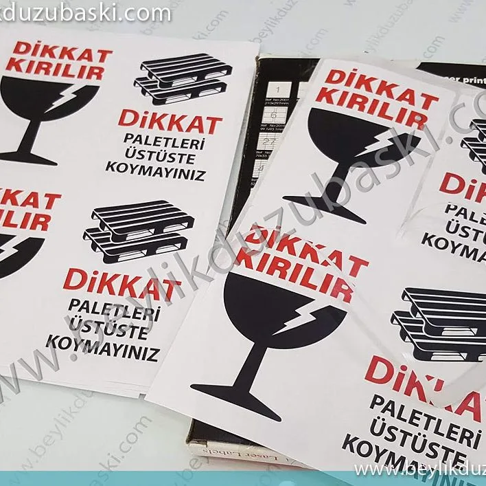 A4 ü 4 e bölen, tanex tarzı etiketler üzerine, baskı yapılır, acil üretilip, aynı gün kargo yapılabiler, beylikdüzü kaliteli baskı merkezi