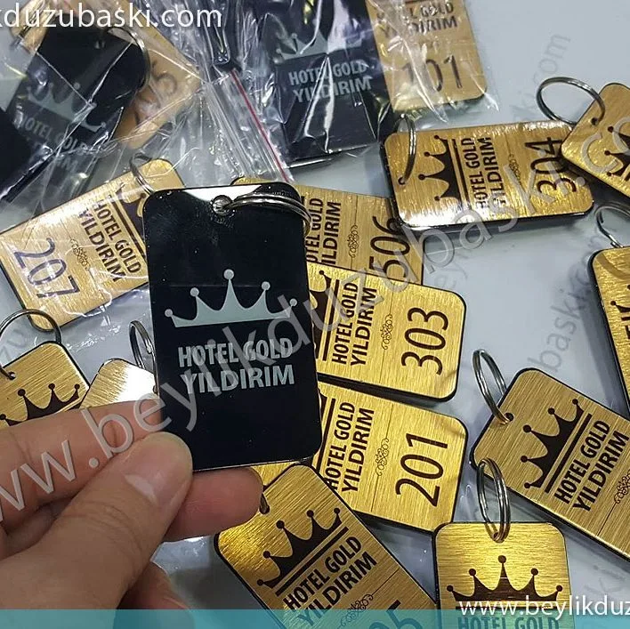 hotel gold yıldırım, otel anahtarlığı, butik oteller için, anahtarlık üretimi, metal ve plastik anahtarlık, 2 gün gibi kısa sürelerde, üretilip gönderilir, kaliteli, uzun süre dayanımlı, anahtarlık