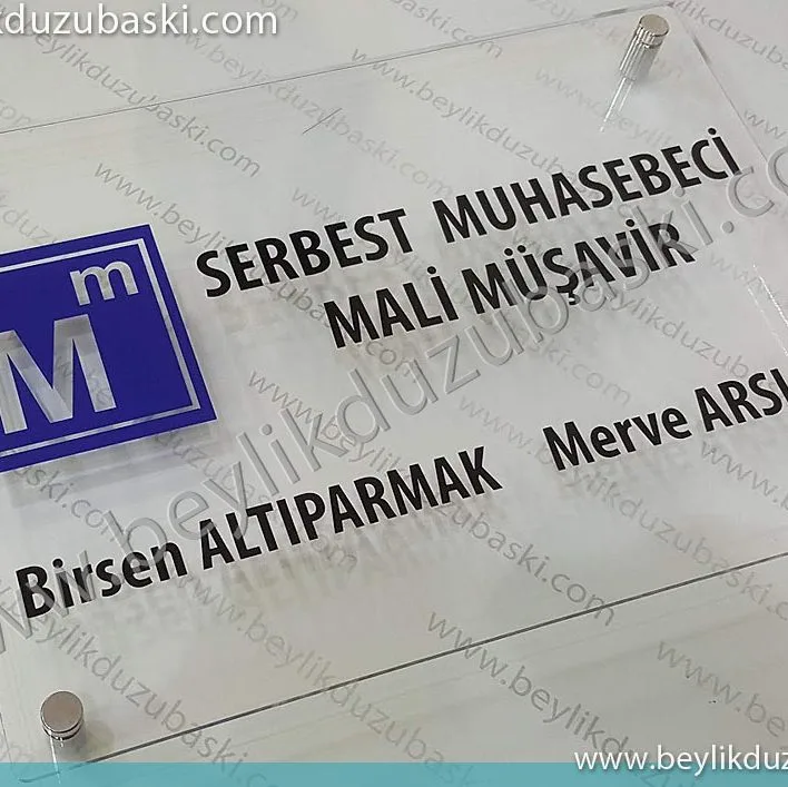 serbest muhasebeci, kapı tabelası, kapı isimliği, üretimi, kaliteli kapı tabelası