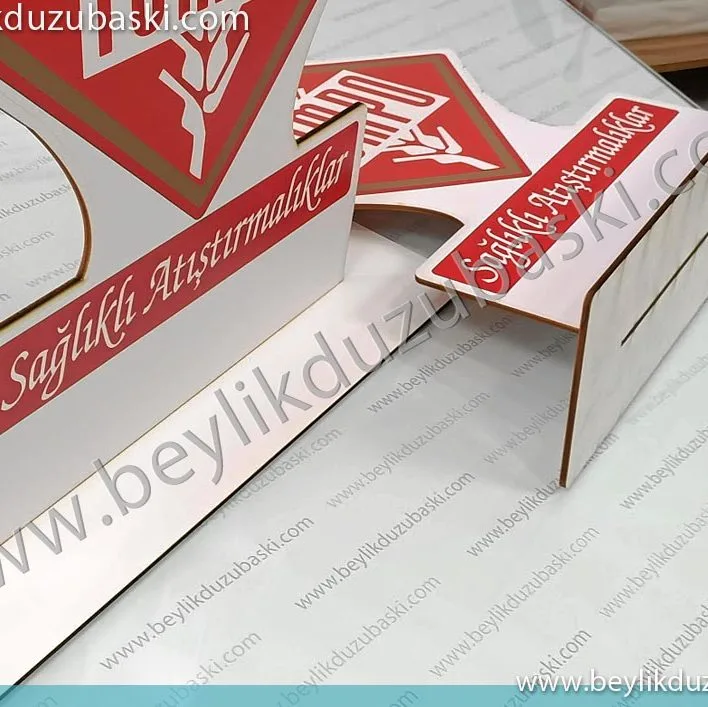 lazer kesim stand, ayaklı stand, özel kesim, mas aüzeri kullanım stand baskıları, acil tasarım üretim