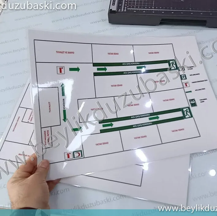 A3 PVC Kaplama, A4 Pvc Kaplama, A5 PVC Kaplama işleri yapılır, beylikdüzü PVC kaplama, acil üretim, baskı dahil yapılır, Acil çıkış levhası PVC kaplanması
