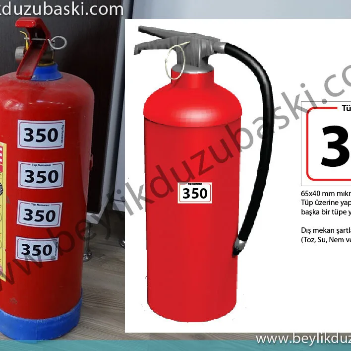 Yangın tüpü üzerine, numara baskılı, mıknatıs, etiket, yangın tüpü, numarakandırma, iş güvenliği için, metal yüzeylere tutunan, mıknatıs, manyetik numaralar