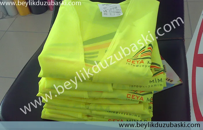 iş yeleği baskısı