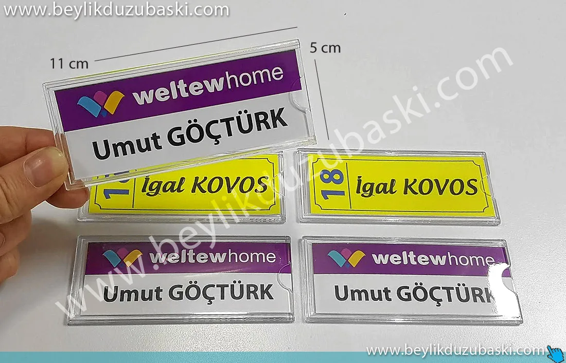 Dolap isimlik, okul dolap isimliği, soyunma odası dolap isimliği, personel dolap etiketi, içine isim yazılabilen dolap etiketi, plastik, sert, mika dolap etiketi Wardrobe nameplate, school locker nameplate, locker room locker nameplate, staff locker tag, name-engraved locker tag, plastic, hard, mica locker tag