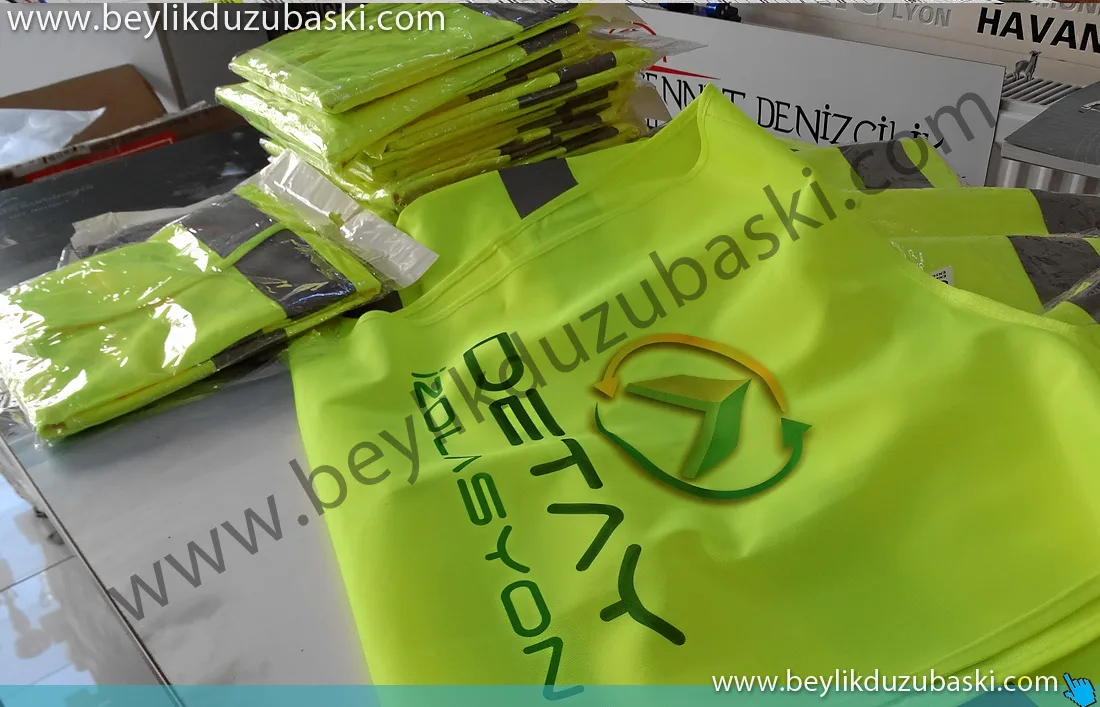 iş yeleği baskısı