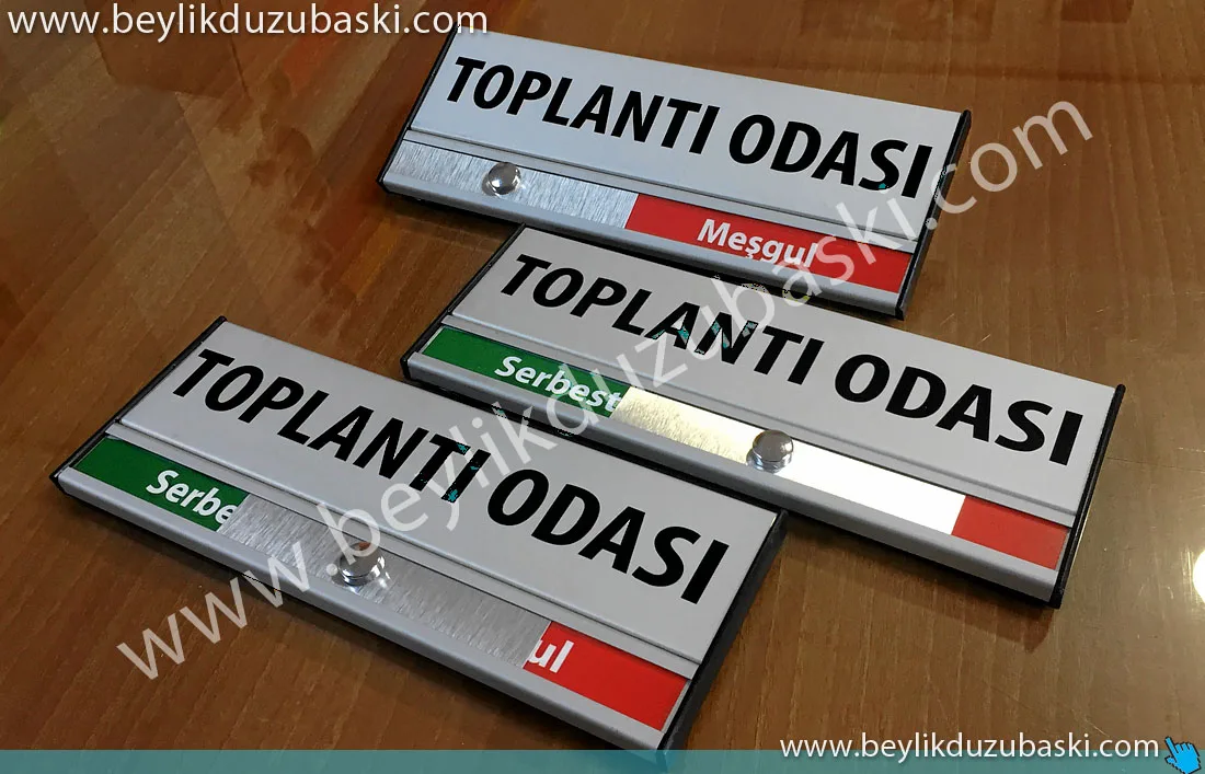 meeting room door name plate, quality sliding door name plate, emergency meeting room door name plate manufacturing