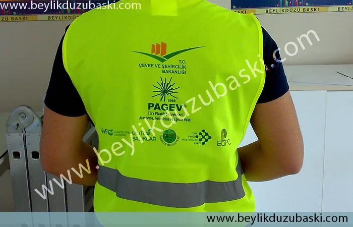 iş yeleği baskısı