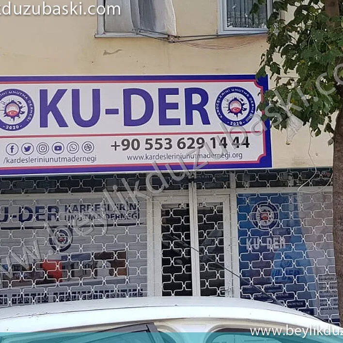 Kuder, Kardeşini Unutma Derneği, Tabela ve Cam giydirmesi, Delikli folyo ile cam giydirme, Uygun fiyatlı Tabela, aynı gün basılıp uygulanmıştır, acil tabela ve cam vitrin baskıları, beylikdüzü, esenyurt, silivri