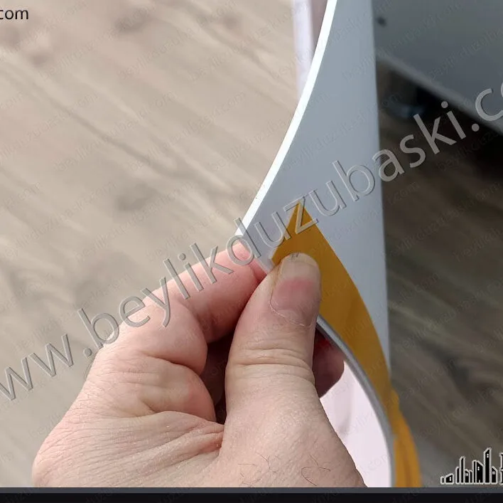 3mm dekota kalınlık, ürün arkası, tablo arkası, arkası bantlı dekota