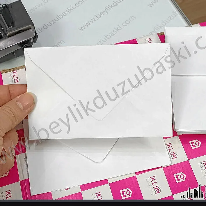 beyaz zarf, mektup zarfı, küçük zarf, tebrik zarfı, kaliteli zarf baskı, acil zar tedarik, özel ebat zarf, kaliteli zarf