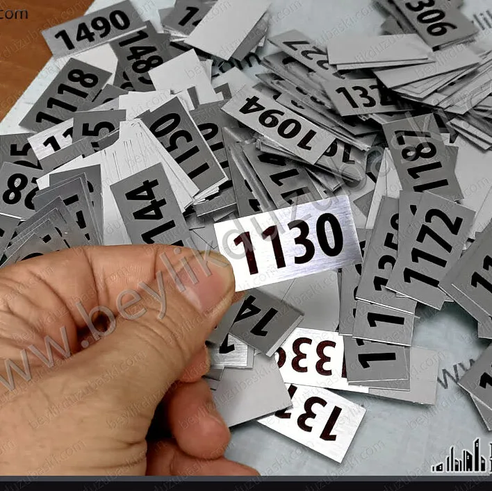 sıra numarası baskılı, alüminyum plaka, metal plaka, hızlı üretim, aynı gün kargo, adetl, metal plaka baskı, numune metal plaka baskı, üretim