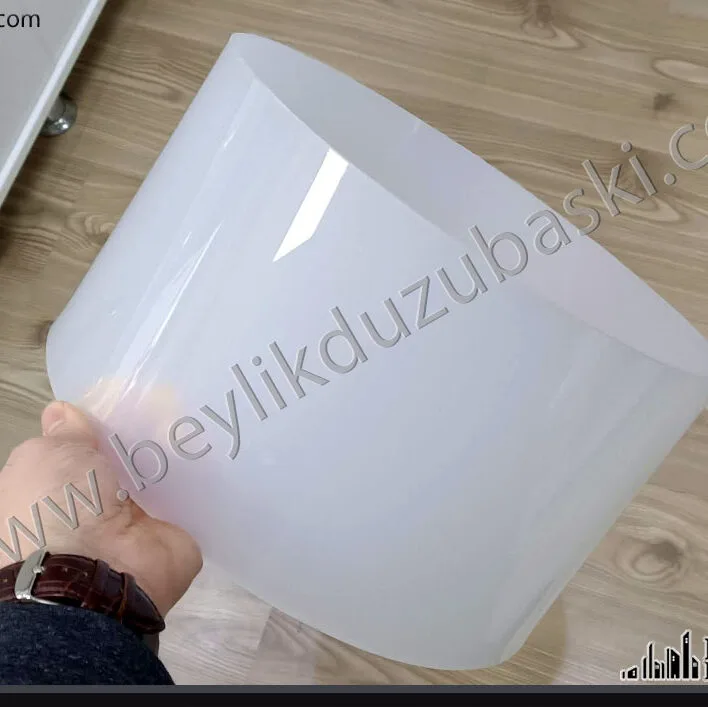 yuvarlak, pleksi yuvarlak, kasnak şeklinde, pleksi büküm, kaliteli pleksi ürün, buzlu pleksi, rakı rengi pleksi büküm ürün