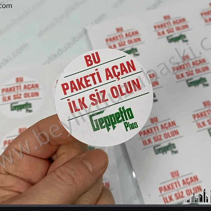 bu paketi ilk açan siz olun, etieti, yuvarlak etiket, hızlı etiket baskı, kaliteli etiket baski, yuvarlak etiket baski, etiket baski merkezi, etiketciniz