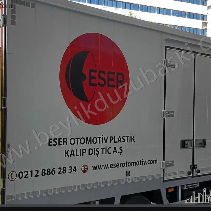kamyonet kasasına baskı, reklam baskısı, kaliteli reklam giydirmesi, beylikdüzü araç giydirme, tasarım desteği verilir, aynı gün araç giydirmesi