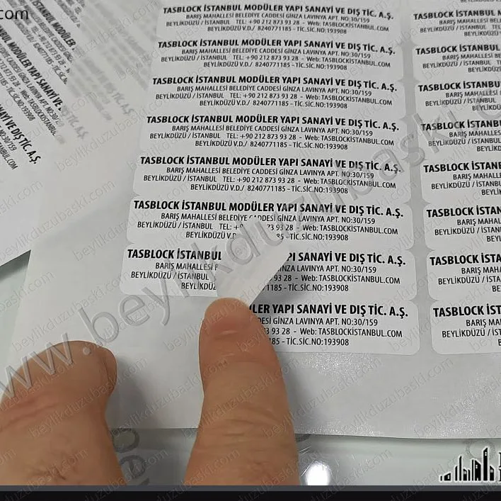 fatura üzerine etiket, adres ve bilgi değişikliğinde, hali hazırda ürünler üzerine, etiket baskısı yapılır, ürünler beklenip alır yada aynı gün kargo yapılır