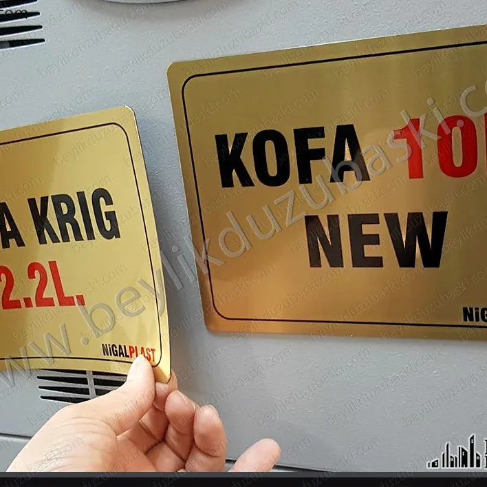 mıknatıs metal plaka, magnet metal etiket, alüminyum altın rengi plaka, metal mıknatıs tabanlı ürün, manyetik, mıknatıs üzerine, metal plaka baskı