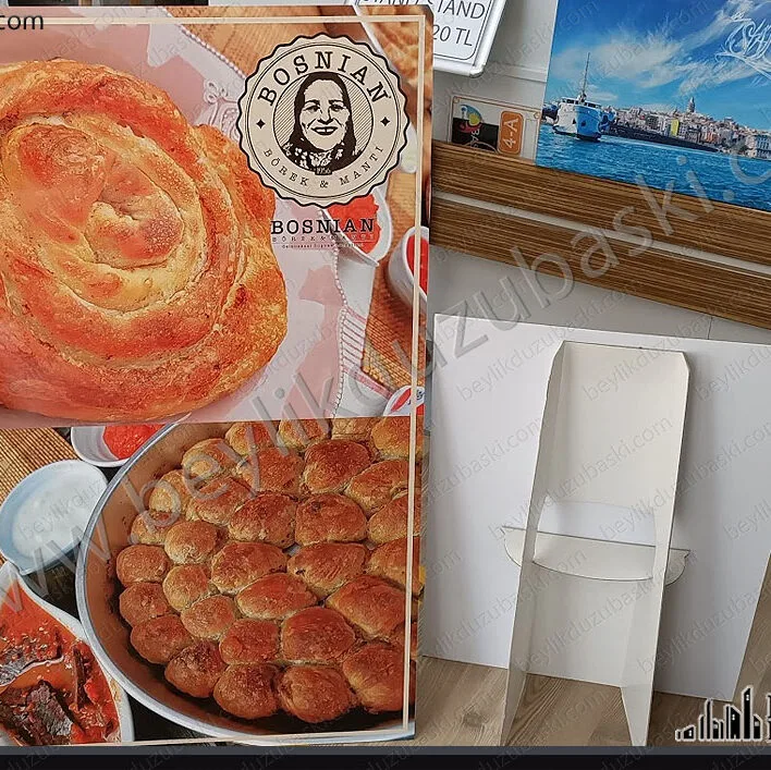 ayaklı fotoblok, 70x100 ayaklı stand, tanıtım standı, ayakta duran karşılama standı, baskı ayak dahil, 5mm plastik malzeme