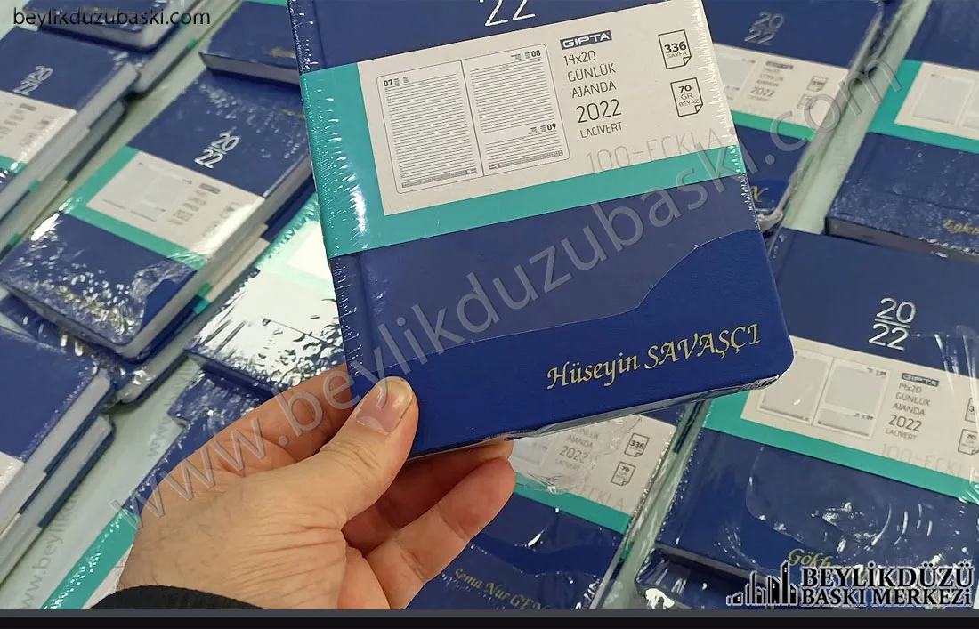 ajanda baskı, ajanda üzerine baskı, ajandaya lazer baskı, ajanda üzerine tek tek isim baskısı, lazer ile promosyon ürün baskıları, acil üretim, kişiselleştirme