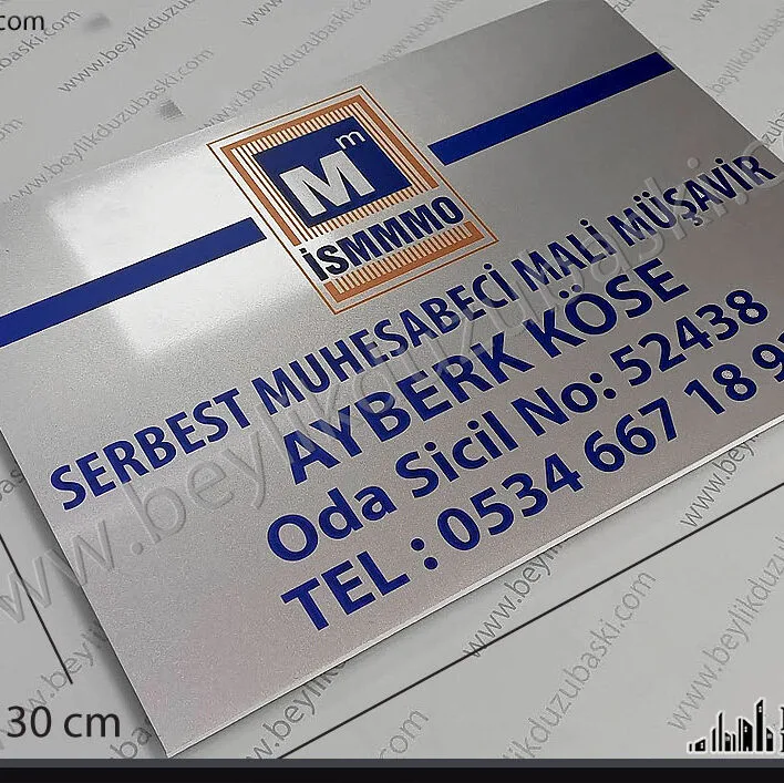 Metal tabela, muhasebeci tabela, mali müşavir tabelası, metal uygun fiyatlı tabela, ucuz tabela, kaliteli tabela baskısı, metal tabela, uygun fiyatlı, metal kapı tabelası, sarı pirinç, gümüş renk metal tabela, imalat, aynı gün gönderim