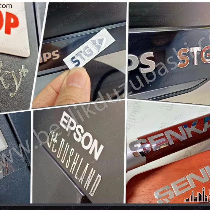 çelik etiket imalat, metal etiket imalat, gerçek çelik etiket, arkası bantlı dekupe kesim, etiket, buzdolabı etiketi, televizyon marka etiketi, monitör etiketi, metal, çelik etiket üretimi