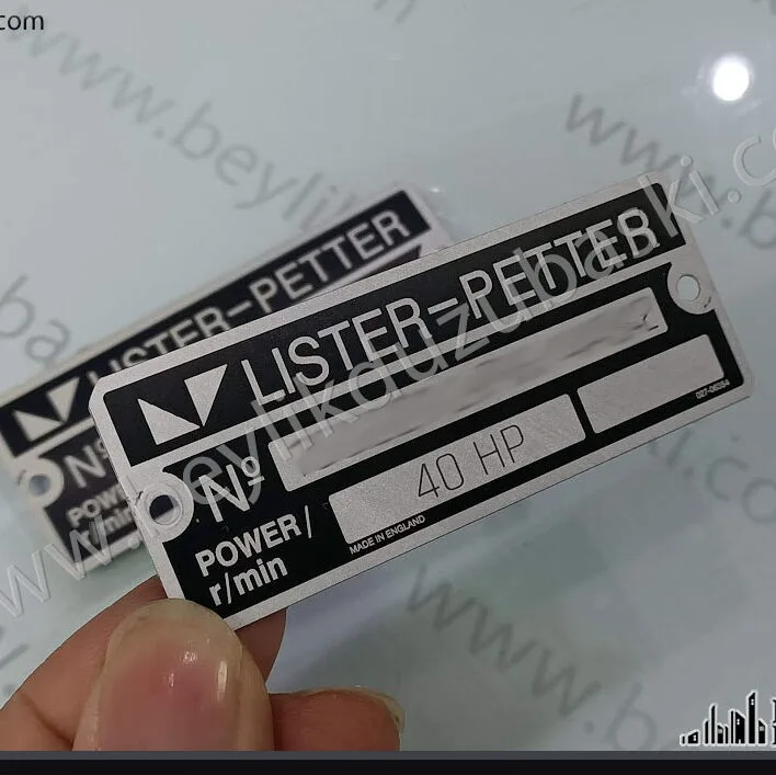 lister petter motor şasi, tekne motor numarası, silinmiş yıpranmış, okunmayan, orjinali bulunamayan, tekne motor numarası yazılı, metal plaka, aslına uygun üretim