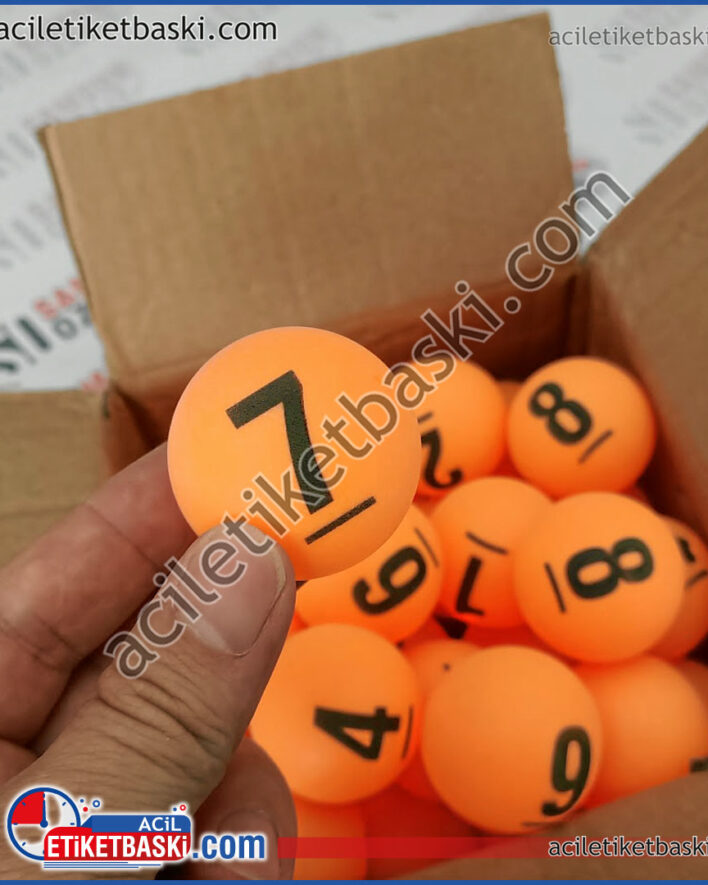 raffle ball printing, urgent draw ball printing, set ball printing from 0 to 9, prepared and shipped on the same day, ping pong ball printed product, yellow and white colors available, get price according to quantity, prints are indelible, indelible, non-scratchable, suitable for turning machine use çekiliş topu baskısı, acil kura topu baskısı, 0 dan 9 a kadar set top baskıları, aynı gün hazırlanıp gönderim yapılır, pinpon topu üzeri baskılı ürün, sarı ve beyaz renkler mevcut, adede göre fiyat alınız, baskılar silinmez, kazınmaz çıkmaz, çevirme makine kullanımına uygun