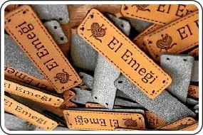 Deri Etiket Baskısı