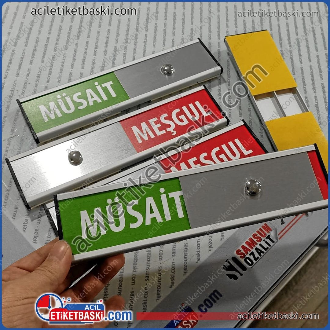 Sürgülü Kapı isimliği, sürgülü kapı tabelası, 6x25cm ebadında, alüminyum kapı isimliği, meşgul müsait i baskılı, dekoratif vidalı sürgülü tabela Sürgülü Kapı isimliği, sürgülü kapı tabelası, 6x25cm ebadında, alüminyum kapı isimliği, meşgul müsait i baskılı, dekoratif vidalı sürgülü tabela, kapı isimliği imalatı, kapı tabelası üretimi, plastik, alüminyum, pleksi, ahşap ürünlerimizi siteden bakabilirsiniz, ürünlerimiz aynı gün kargo yapılabilir