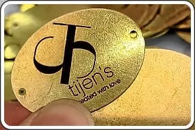 Metal Pirinç Etiket