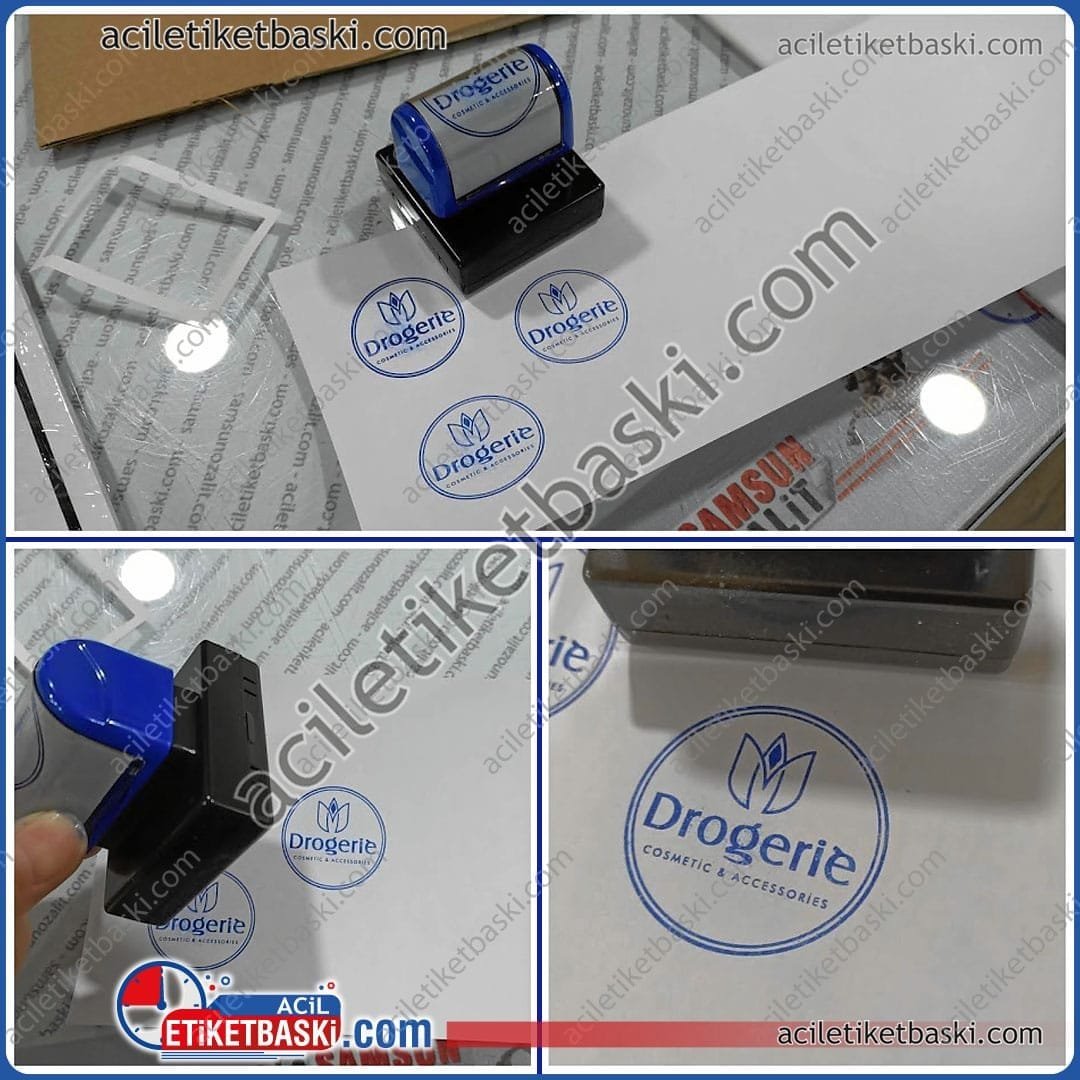 Profesyonel Kaşe Üretimi – Acil Yuvarlak & Kare Kaşe Baskısı